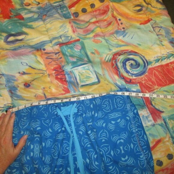 New REYN SPOONER Board Size 36 SHORTS Swim Trunks POCKETS Drawstring FLY Fish - Picture 7 of 12